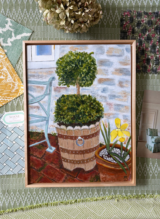Oak Spring: Topiary With Daffodil