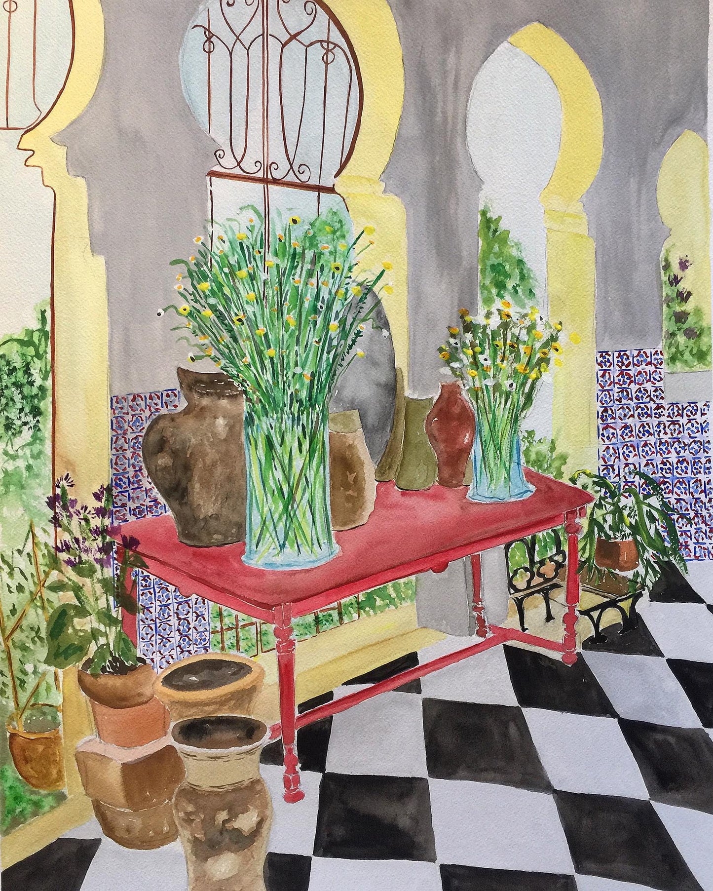 Tangier Porch Sketch