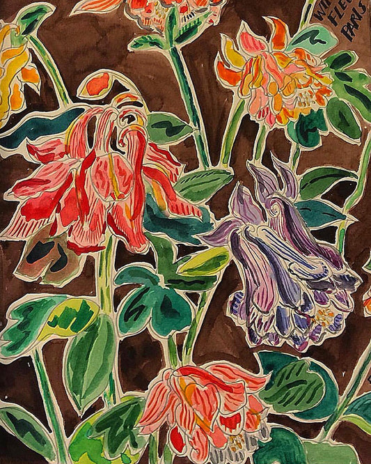 Nighttime in The Garden Sketch